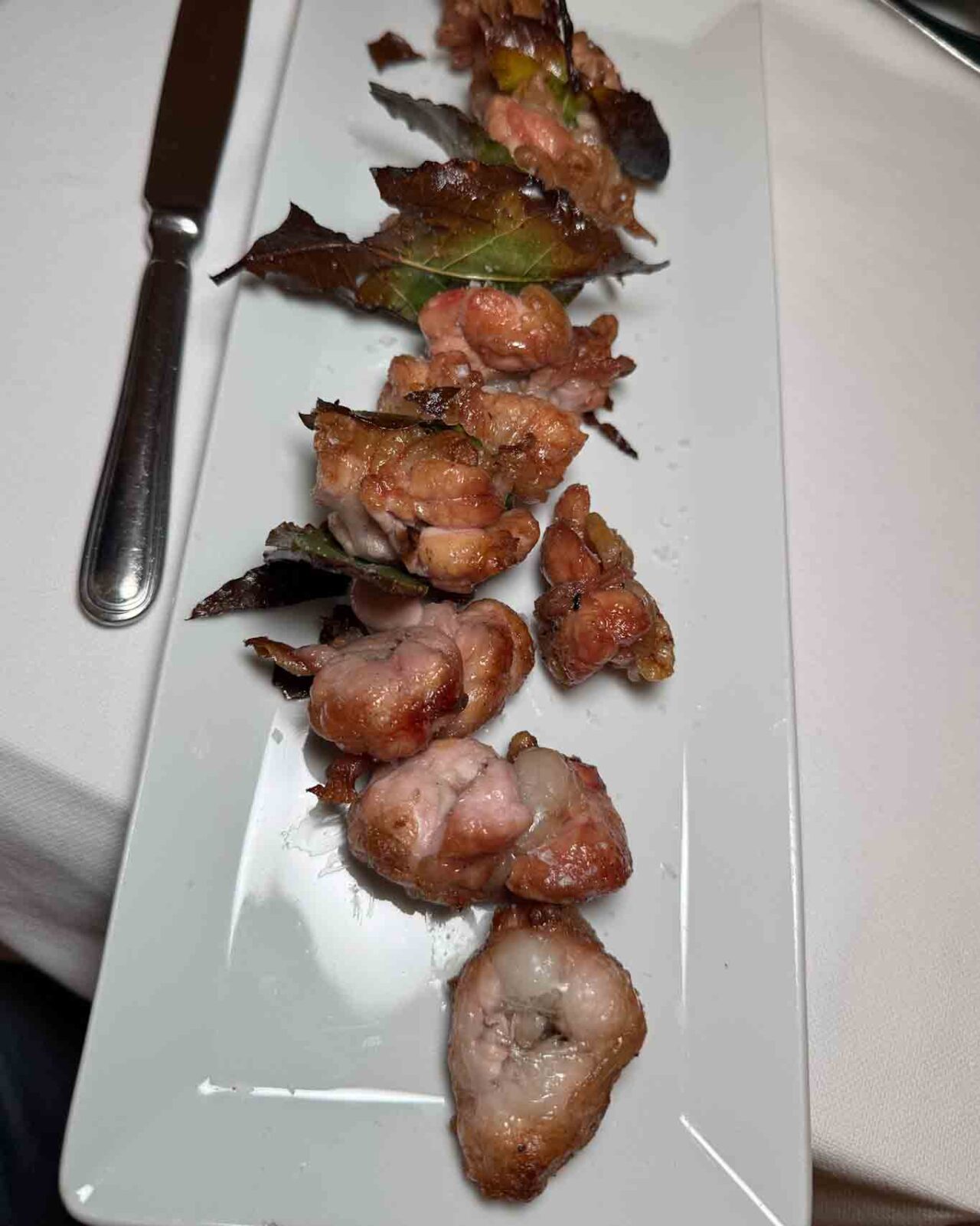 le animelle del ristorante macelleria La Cuccagna - Giro di Vite a Crispiano vicino Taranto