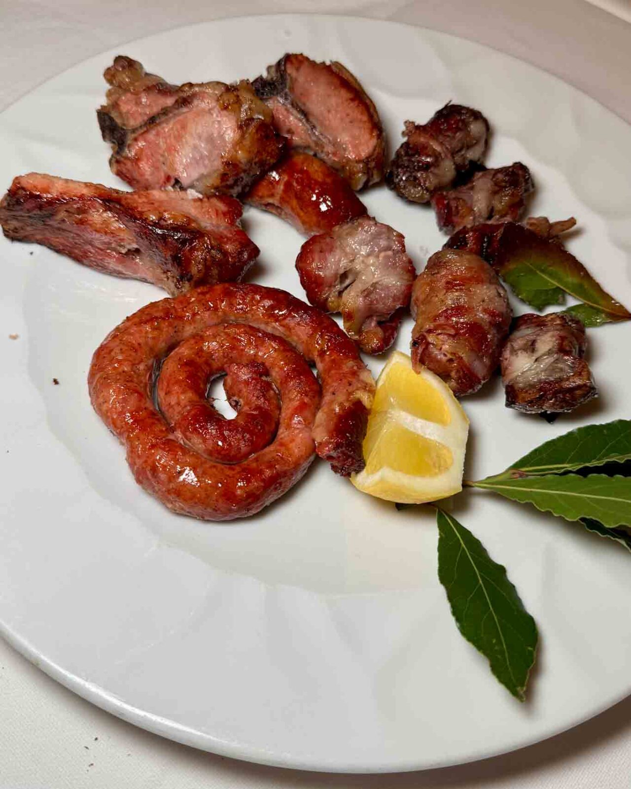 l'arrosto misto del ristorante macelleria La Cuccagna - Giro di Vite a Crispiano vicino Taranto