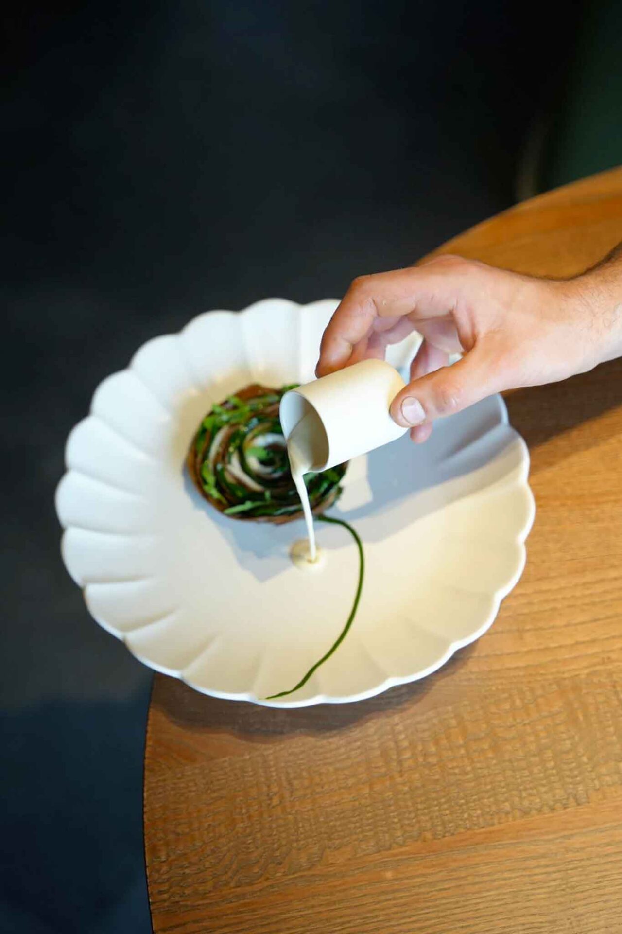 Ristorante Partage a Napoli: fior di primavera