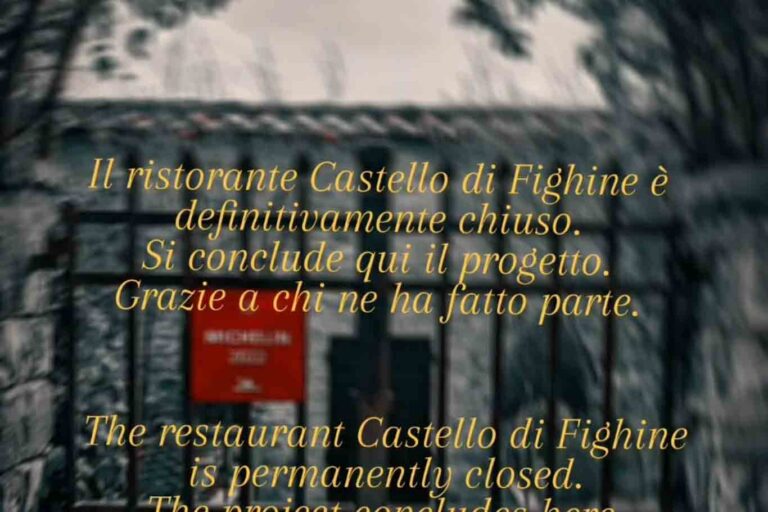 La Toscana perde una stella Michelin: chiude il Castello di Fighine