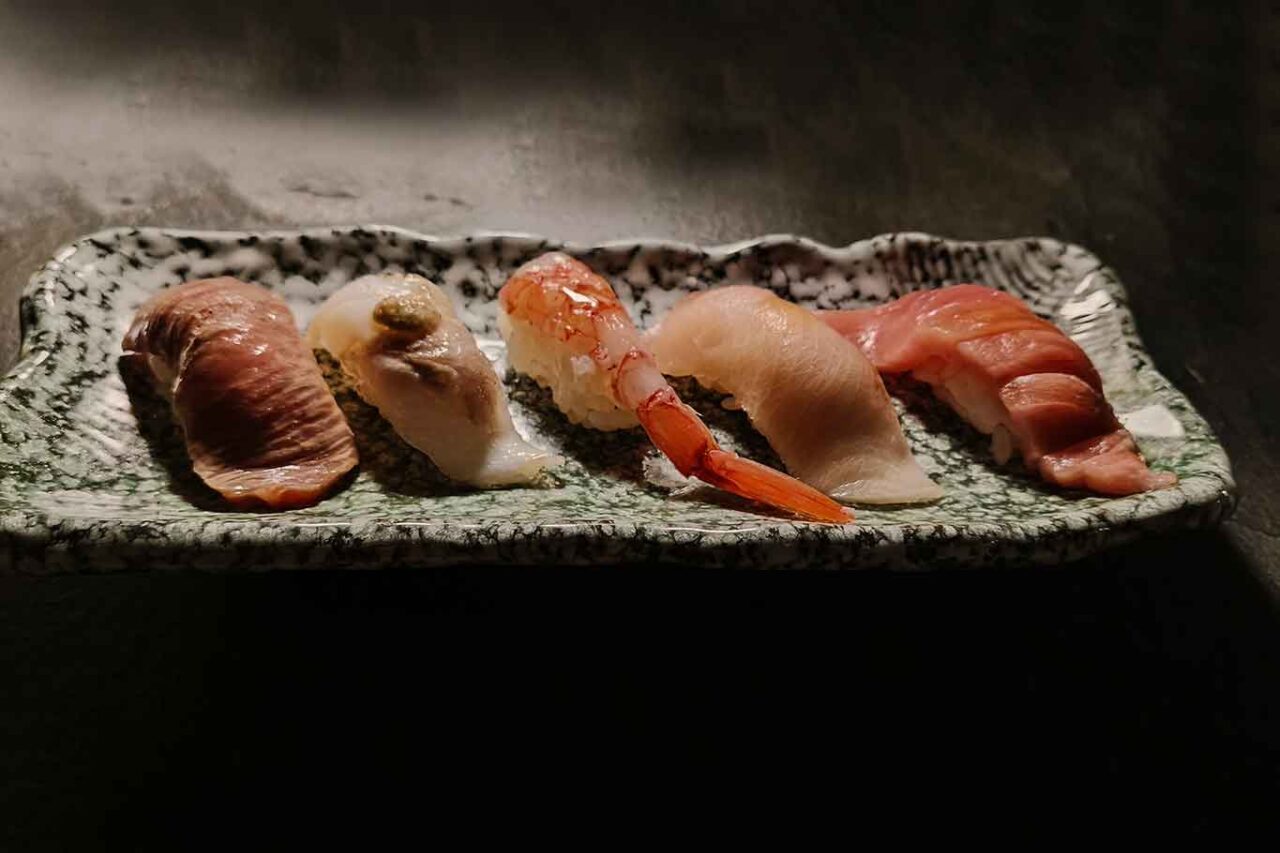 i nigiri di Hiromi La Terrazza ristorante giapponese a Roma