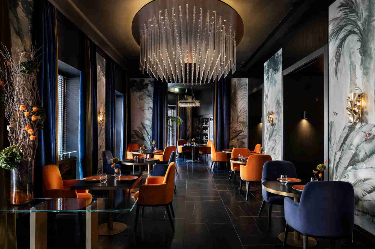La sala del ristorante Idylio by Apreda al Pantheon Iconc hotel