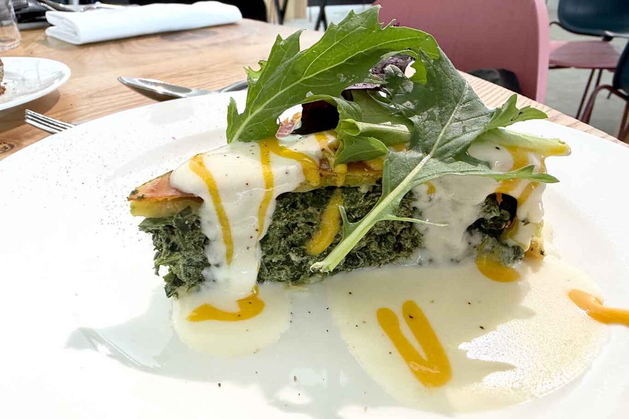 la torta pasqualina agli Internazionali di Tennis 2026 a Roma del ristorante Da Vittorio Cerea