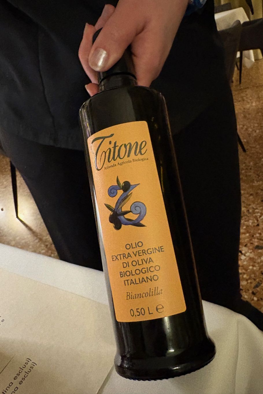 Locanda Confini Dolo (VE) olioEVO Titone Biancolilla