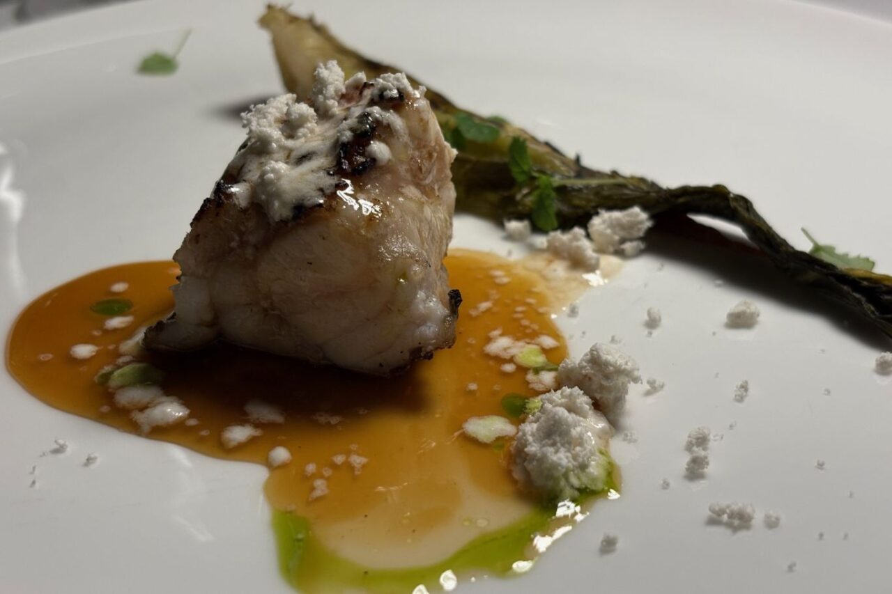 Locanda Confini Dolo (VE) rana pescatrice guanciale pak choi