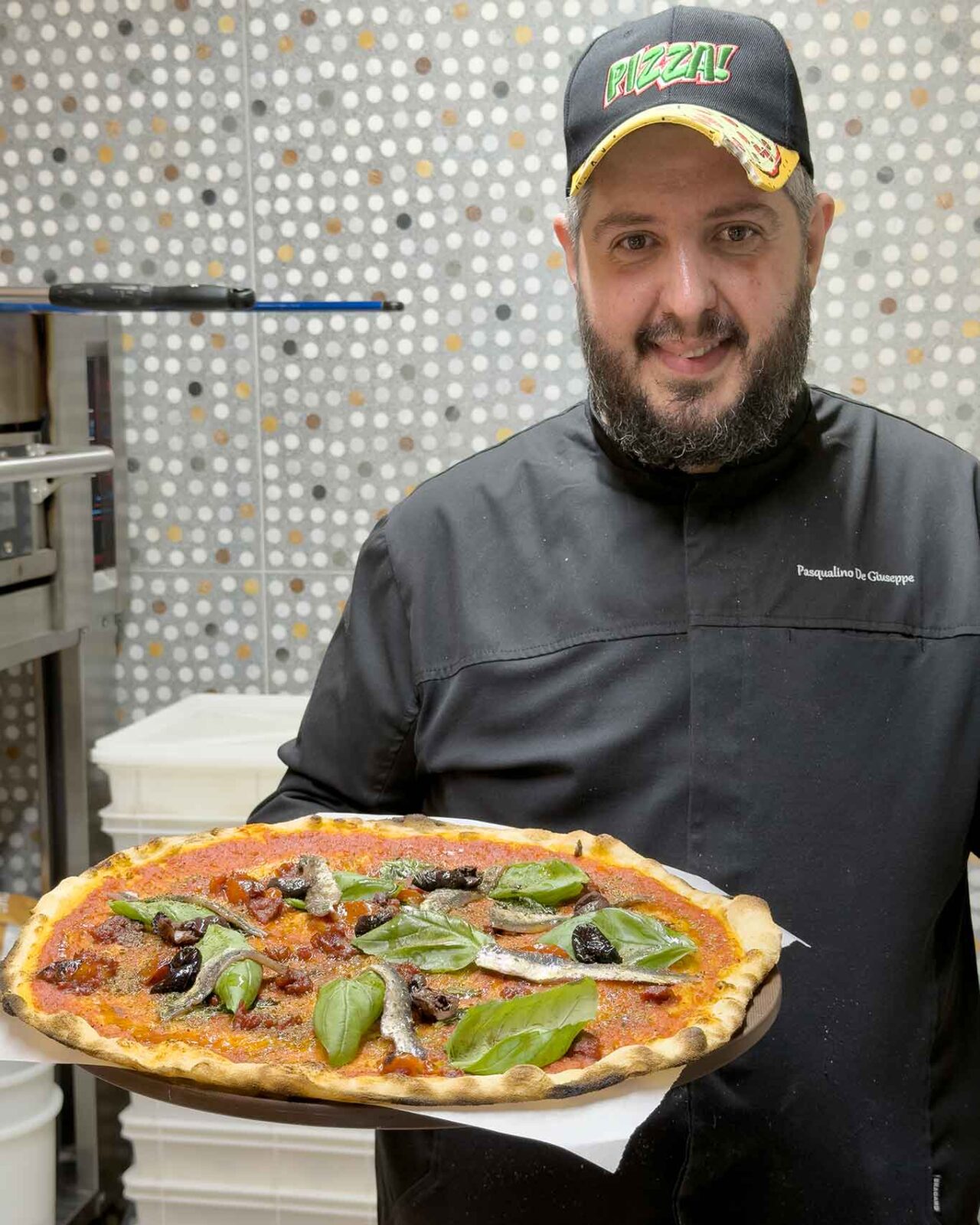 Pasqualino De Giusepe in pizzeria