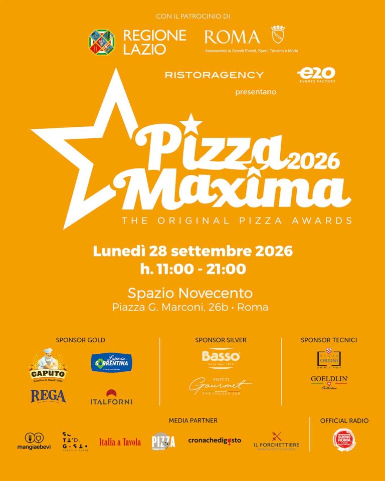 Pizza Maxima 2026: 150 pizzerie candidate alla classifica e i premi