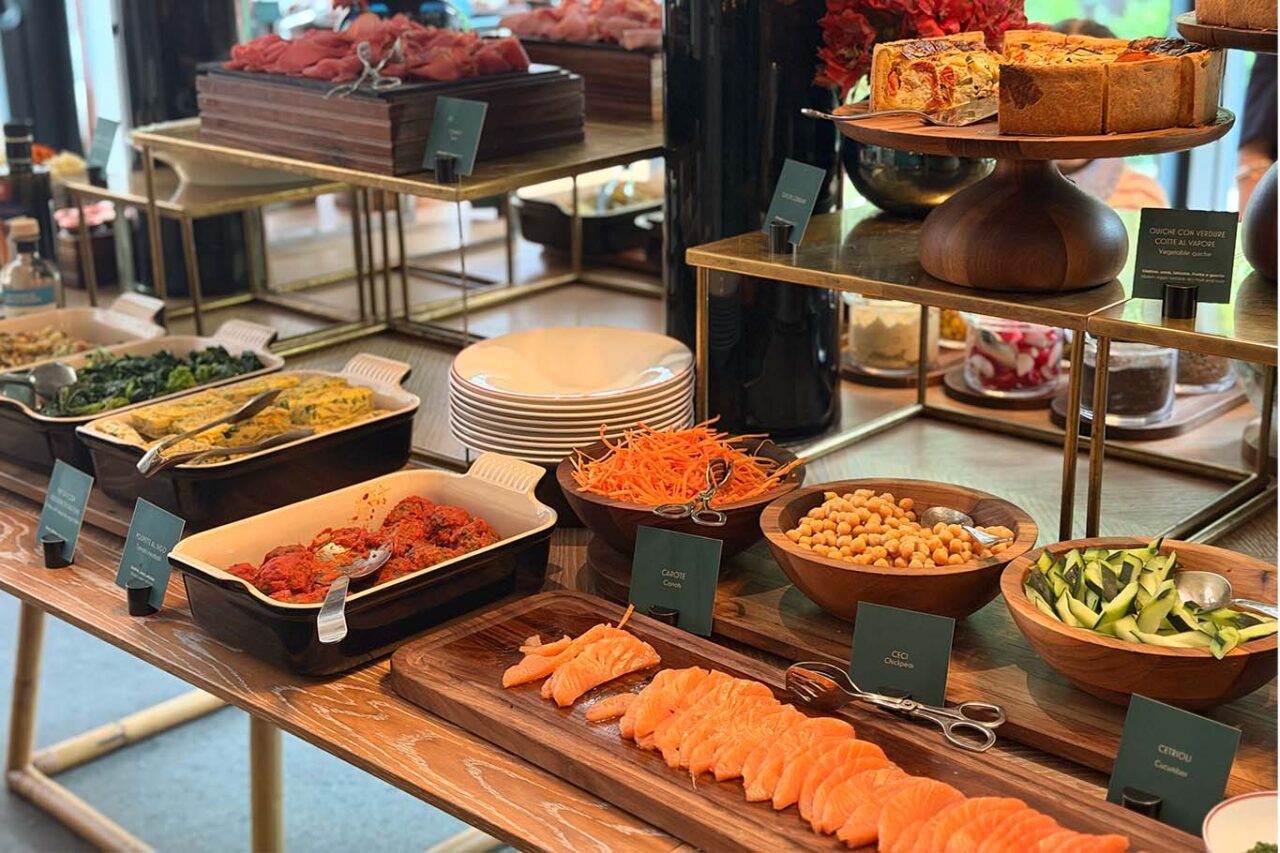 Portrait Milano brunch pesce e verdure
