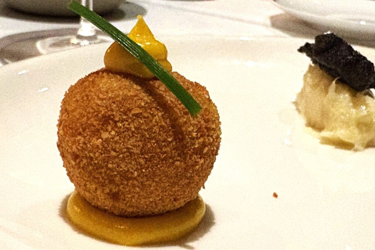 Roncolo 1888 ristorante La Limonaia polpetta bollito quenelle baccalà