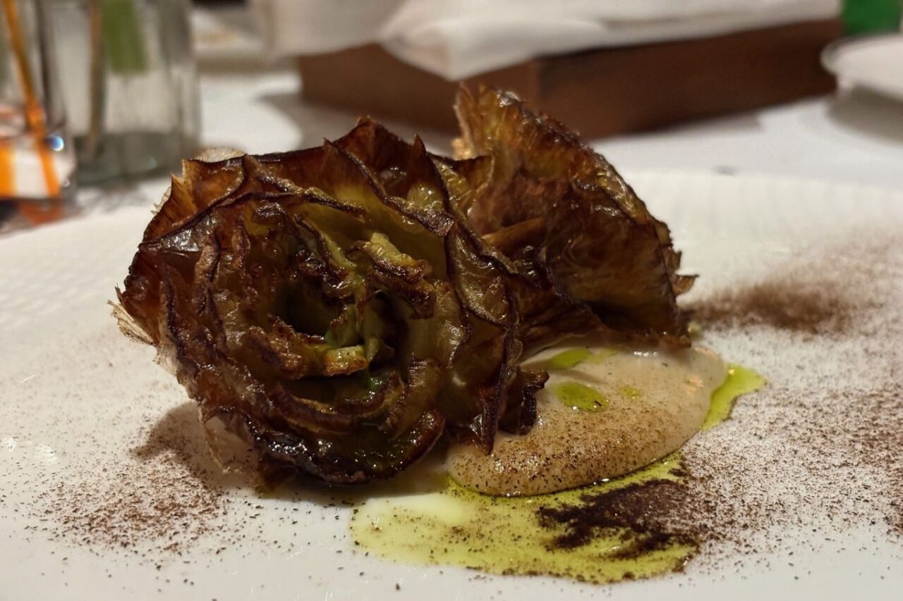 Roncolo 1888 ristorante La Limonaia carciofi