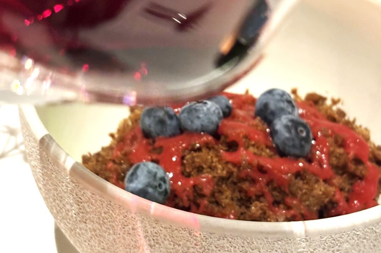 Roncolo 1888 ristorante La Limonaia granita liquirizia e Balsamico