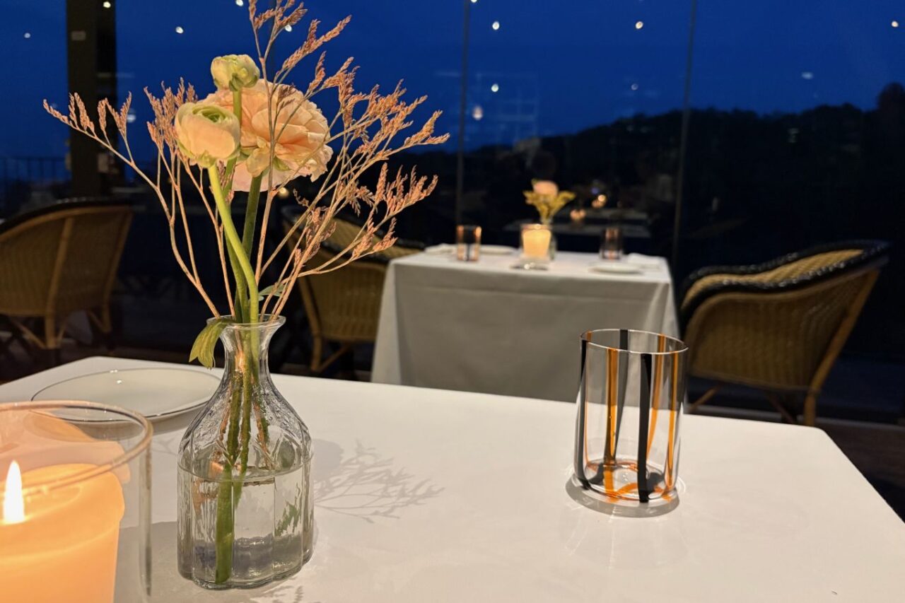 Roncolo 1888 ristorante La Limonaia mise en place