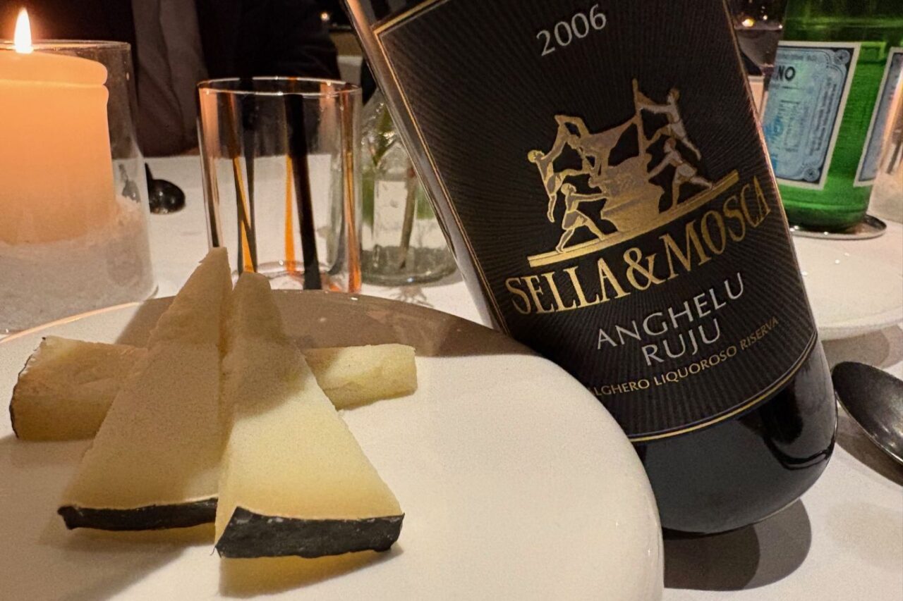 Roncolo 1888 ristorante La Limonaia Pecorino buccia nera e Cannonau