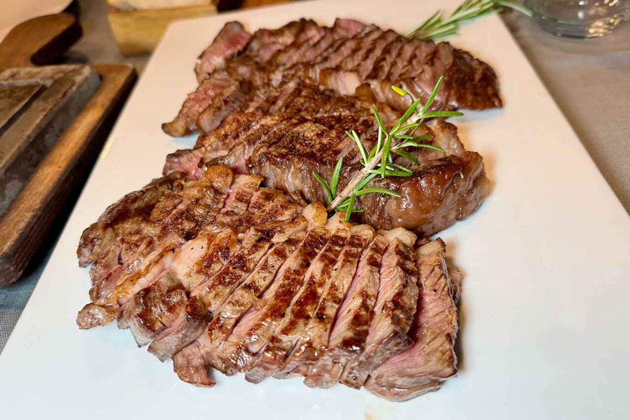 il cube roll alla braceria Fuego Steakhouse di Santa Maria di Castellabate in Cilento