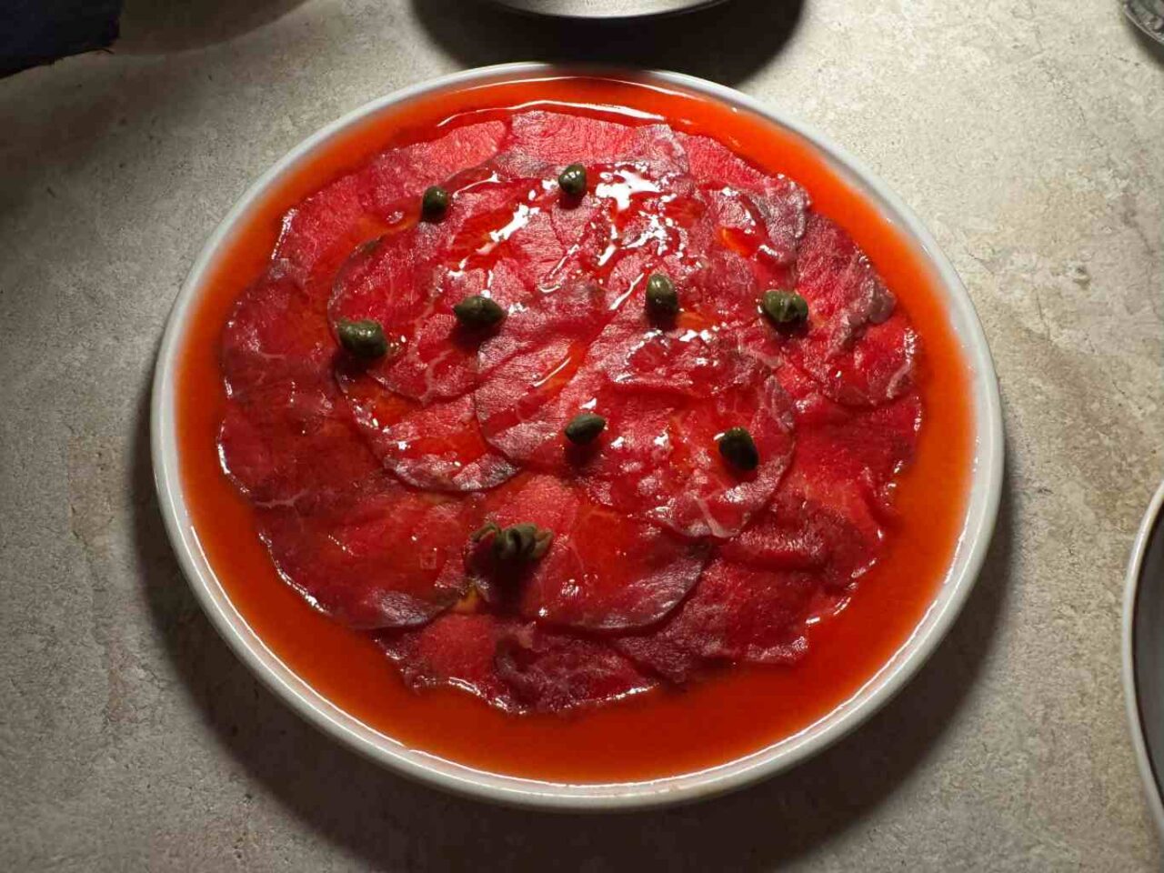 carnissage ristorante milano carpaccio mediterraneo
