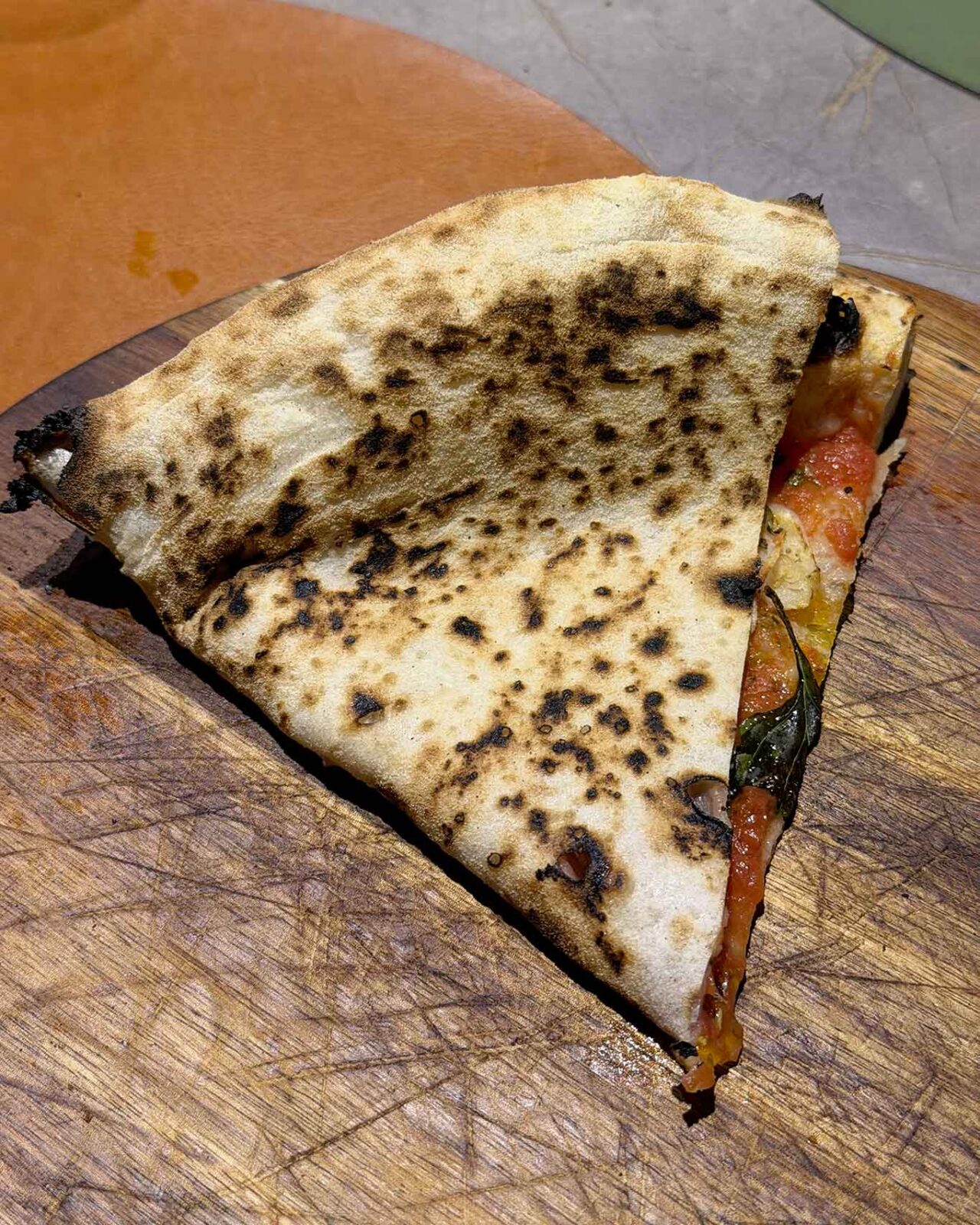 la cottura della pizza marinara della pizzeria Decimo Scalo di Caserta al Campionato 2026