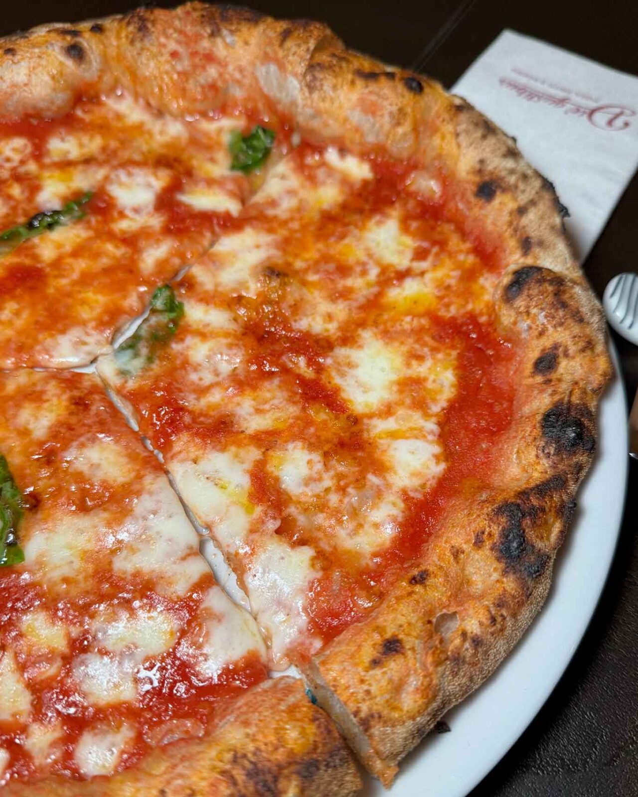 la pizza margherita della pizzeria Die' Gustibus a Giffoni Sei Casali al Campionato 2026