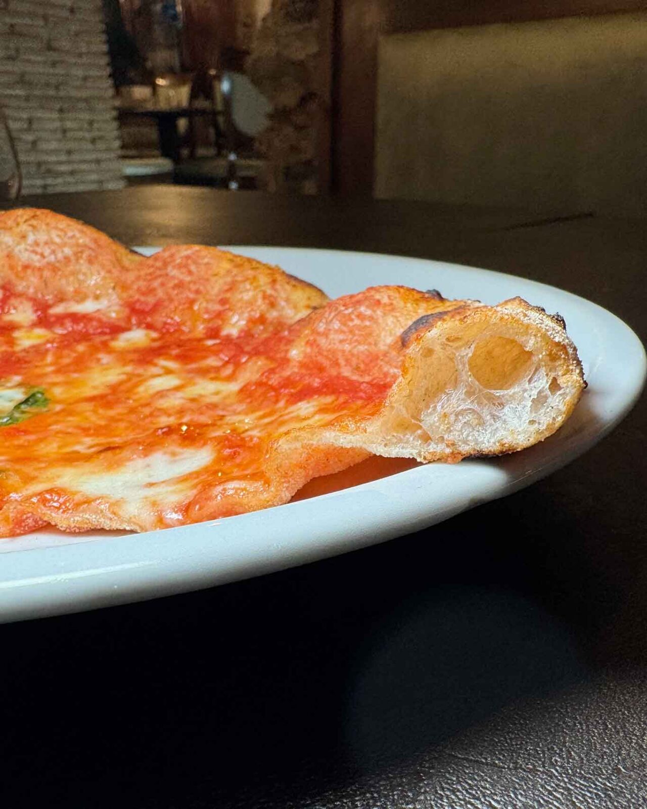 la pizza margherita della pizzeria Die' Gustibus a Giffoni Sei Casali al Campionato 2026