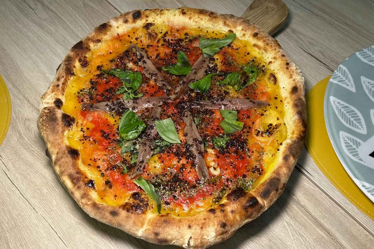 la pizza Marinara del Vesuvio della pizzeria La Bottega Bruner di Cardito al Campionato 2026