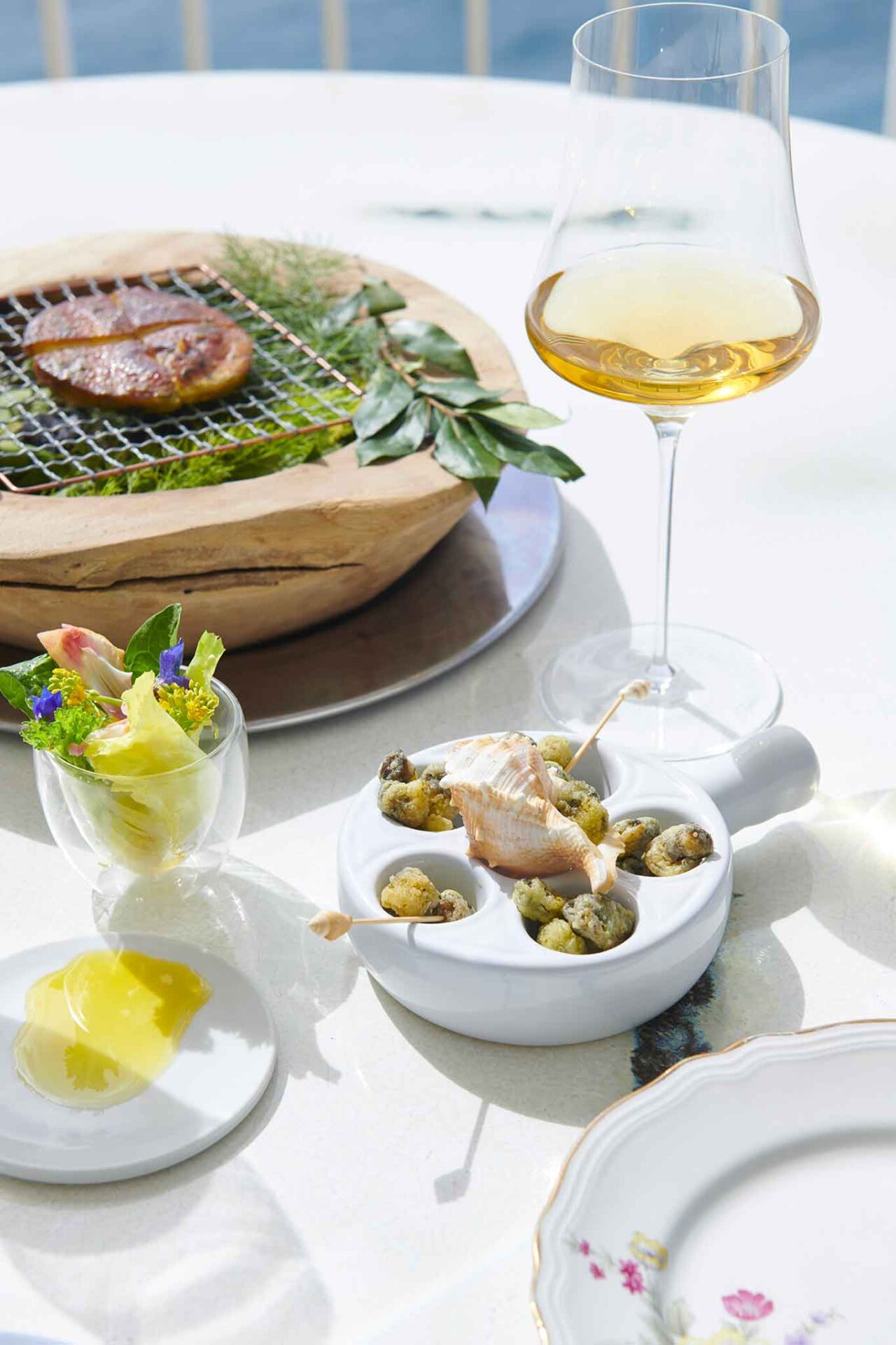 gli scuncigli del ristorante Taverna del Capitano a Nerano Marina del Cantone 