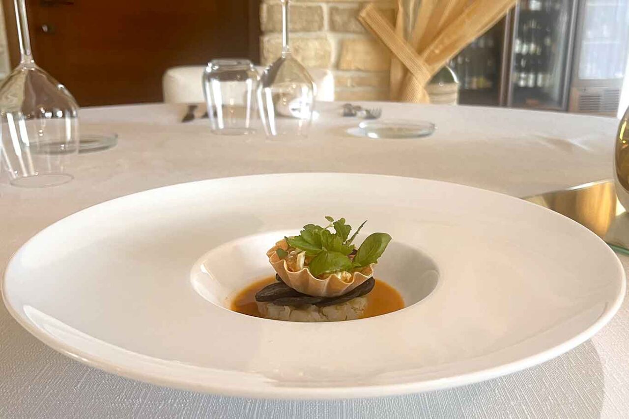 il baccalà del ristorante Villa Ischia ad Atina