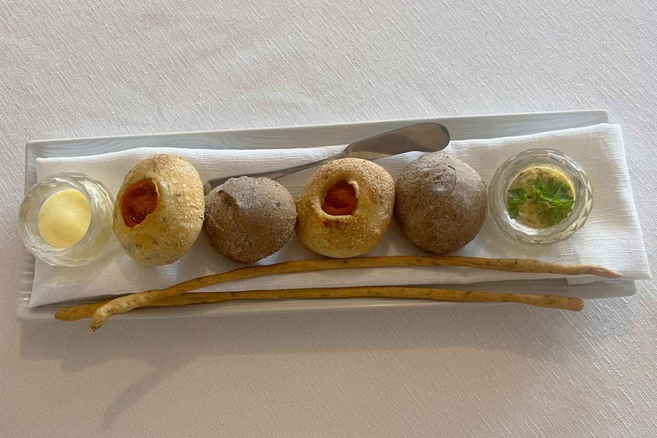il pane del ristorante Villa Ischia ad Atina