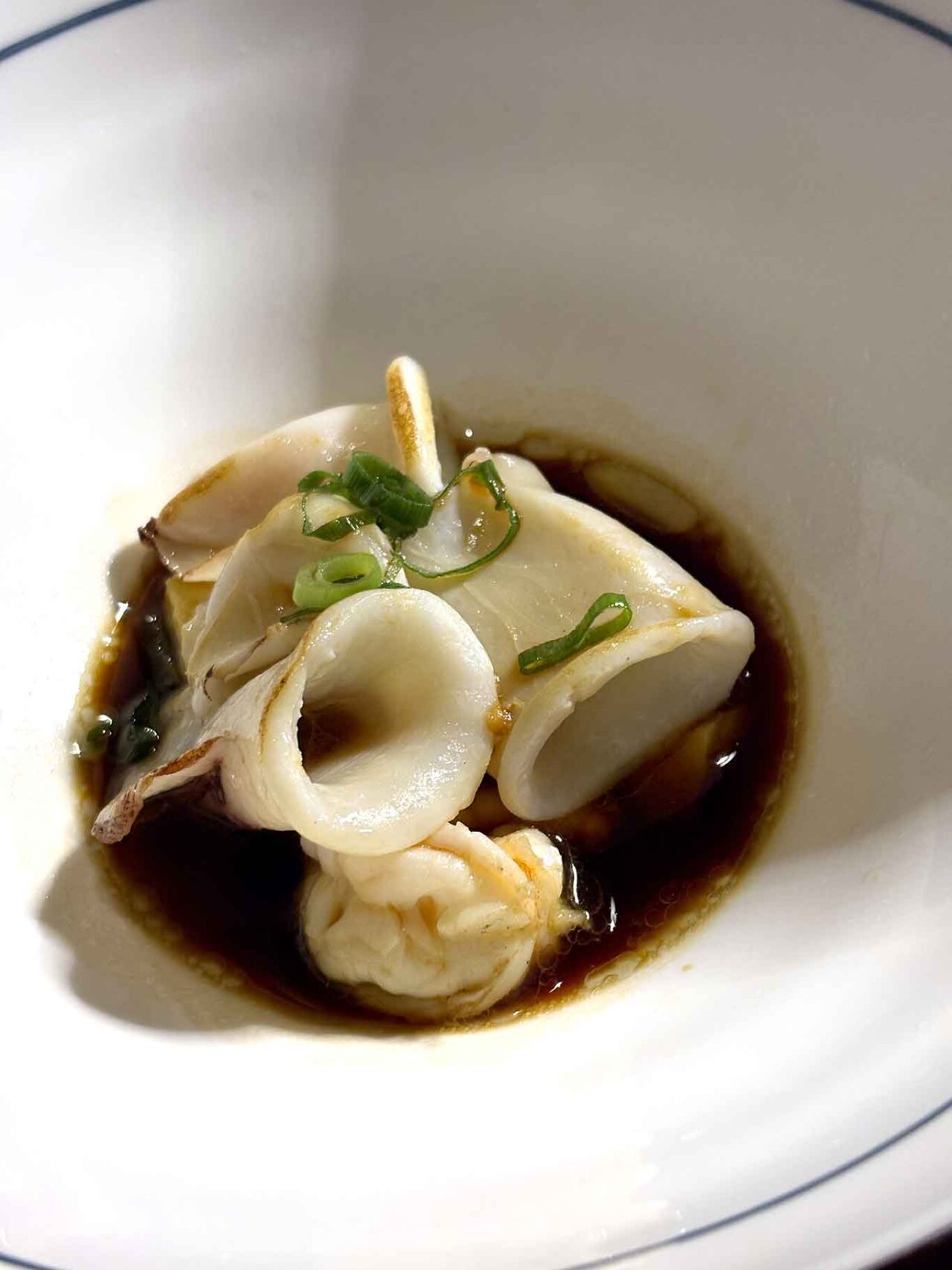 calamari e gamberi al vapore del ristorante cinese Kanton a Capriate San Gervasio