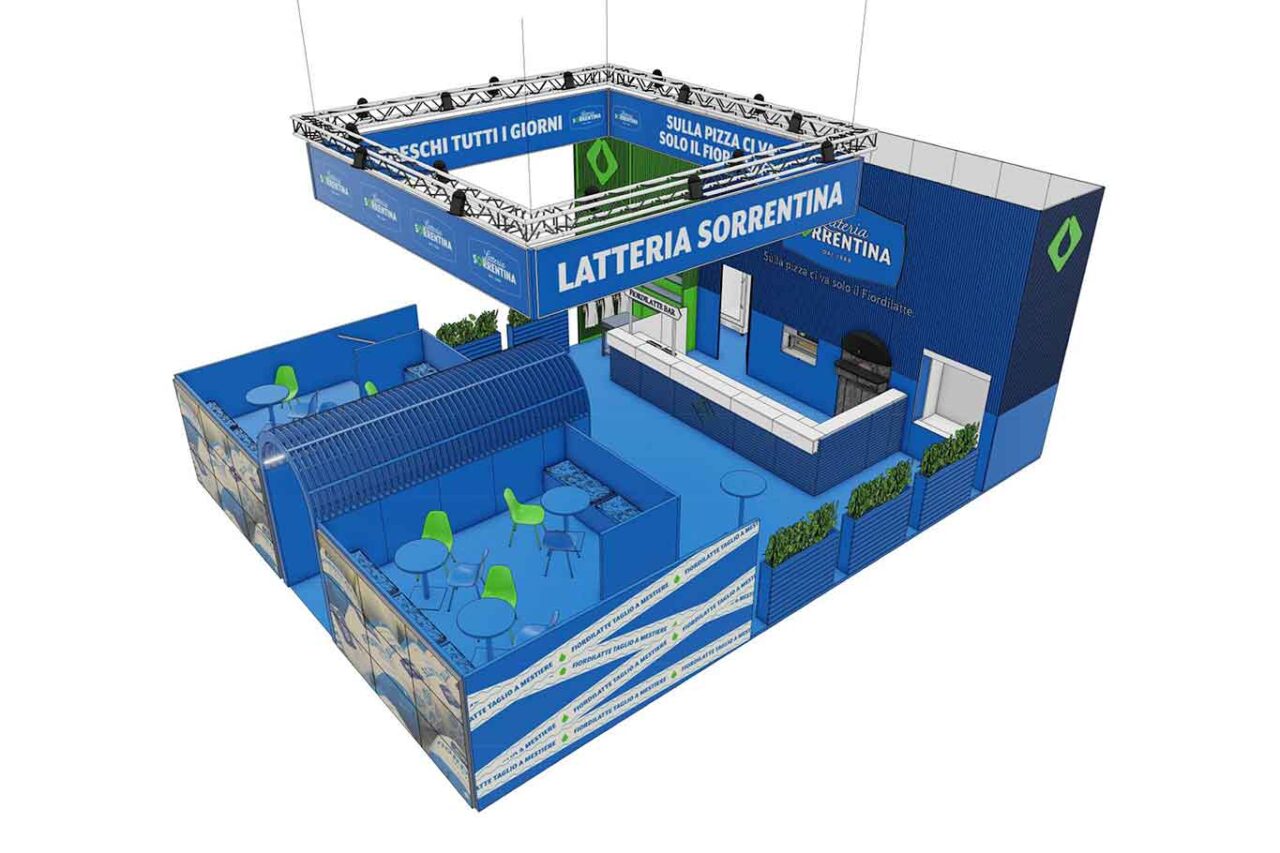 lo stand di Latteria Sorrentina a Tuttofood 2026