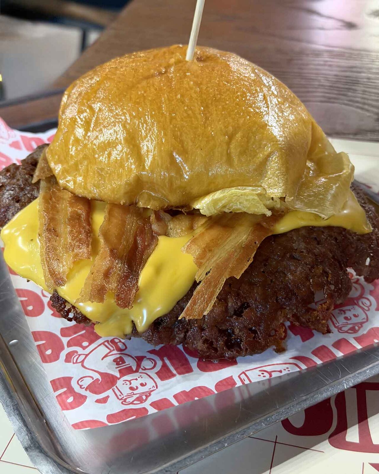 lo smash burger Bacon Cheese di Butter Burger a Pomigliano d'Arco