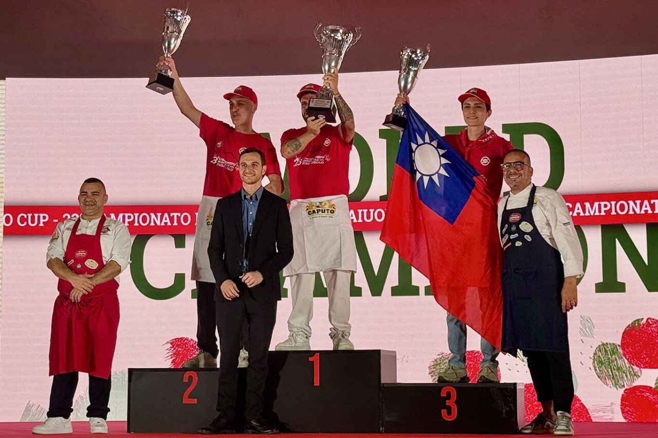 i vincitori della categoria Pizza Classica del Campionato Mondiale del Pizzaiuolo 2026 Trofeo Caputo