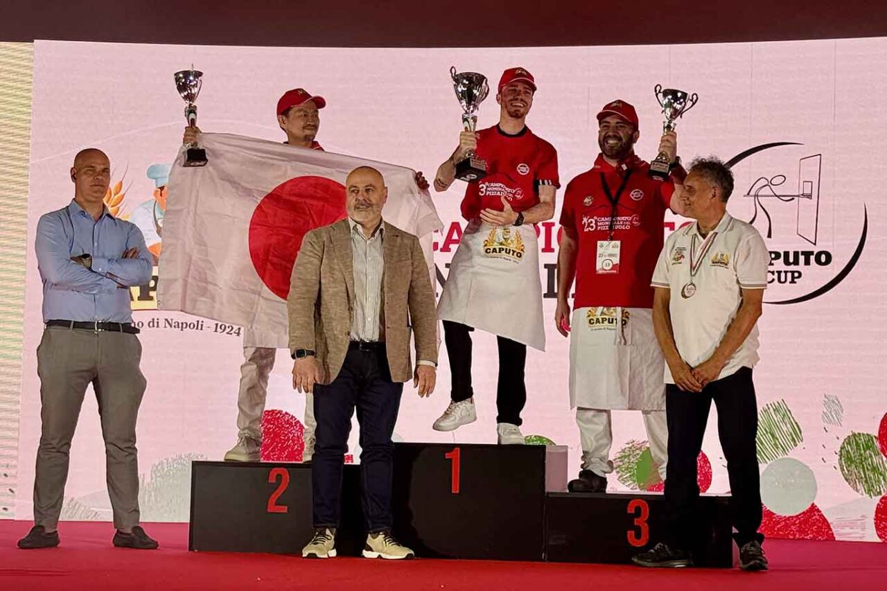 i vincitori della categoria Pizza senza Glutine del Campionato Mondiale del Pizzaiuolo 2026 Trofeo Caputo