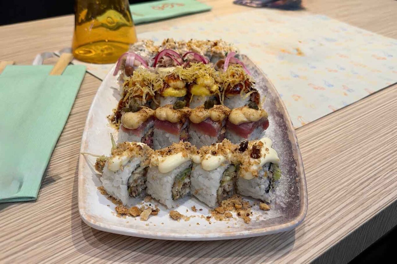 gli uramaki di Ego Sushi trattoria giapponese a Napoli 