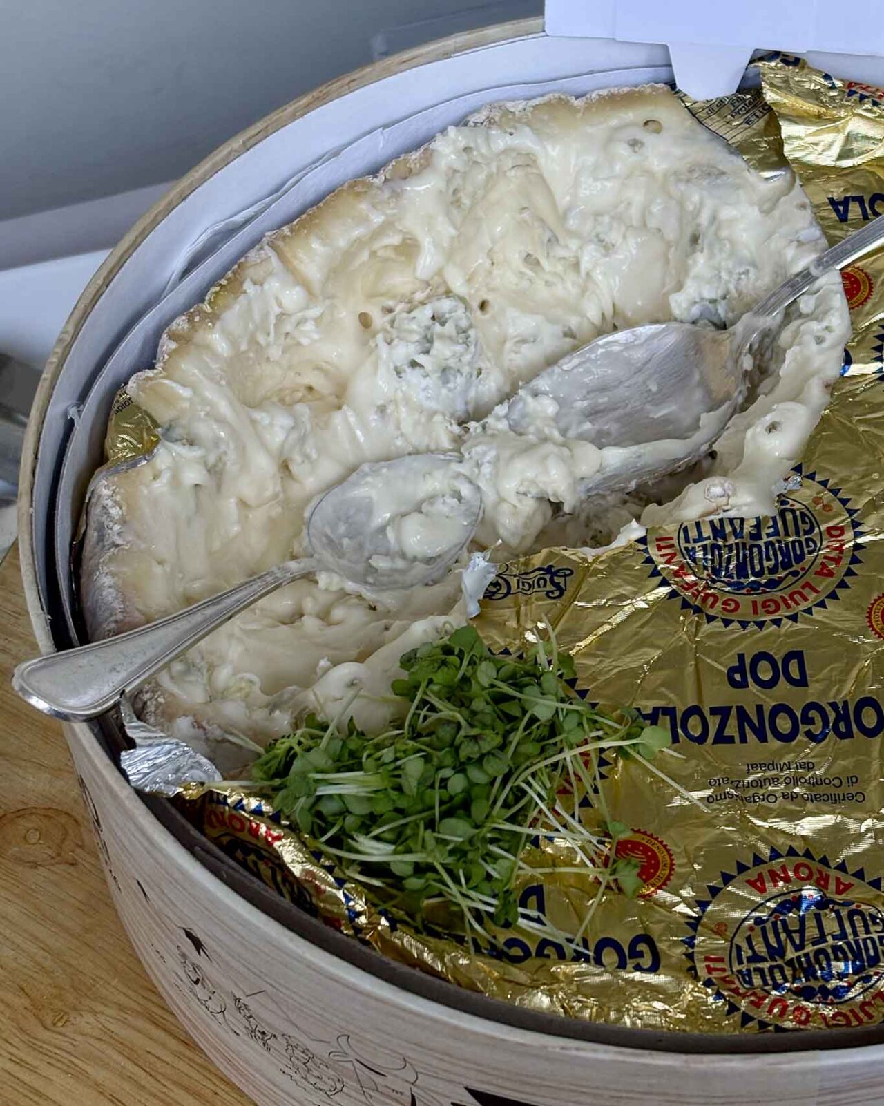 gorgonzola per il compleanno di Claudio Sadler