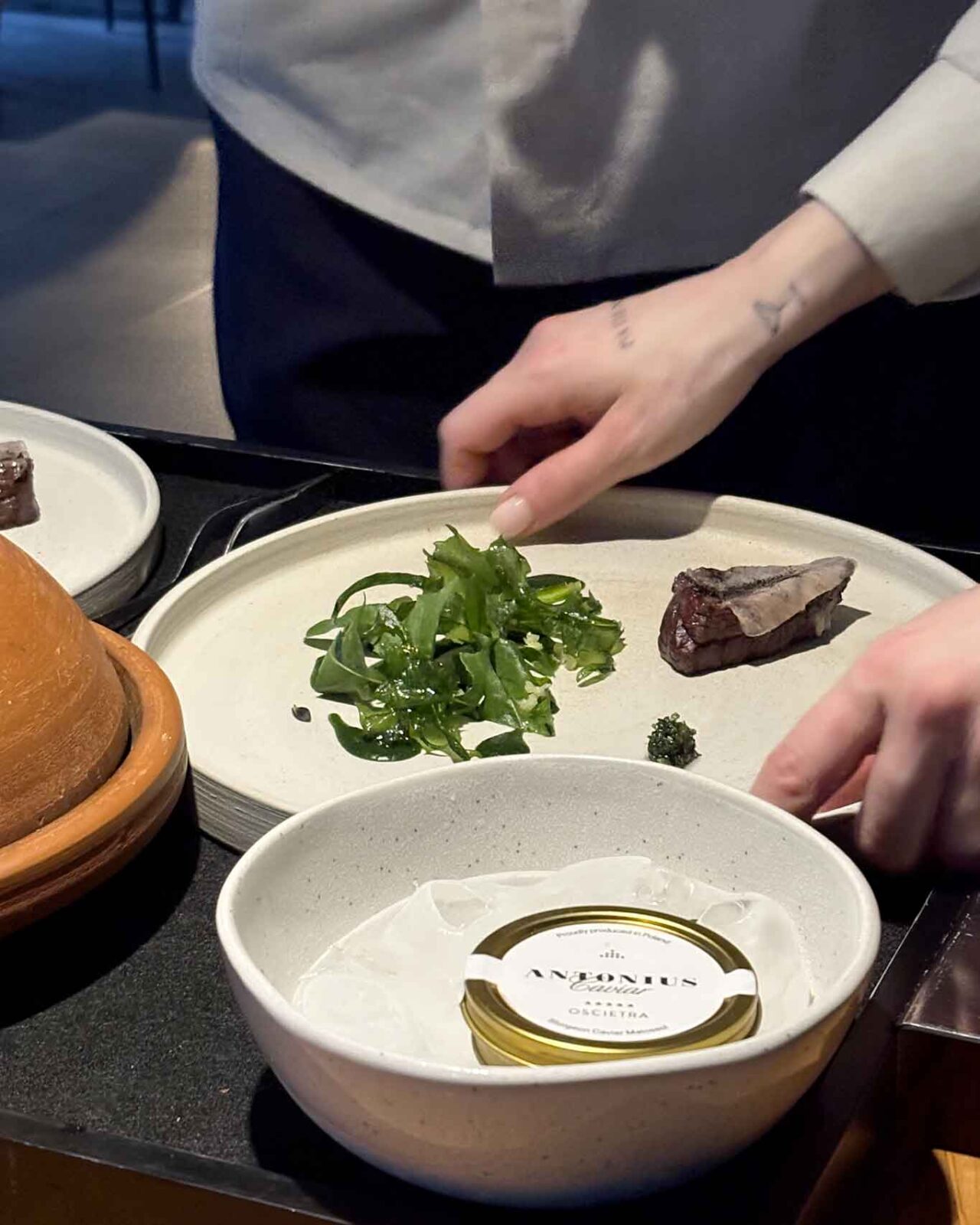 il capriolo del ristorante Grow ad Albiate