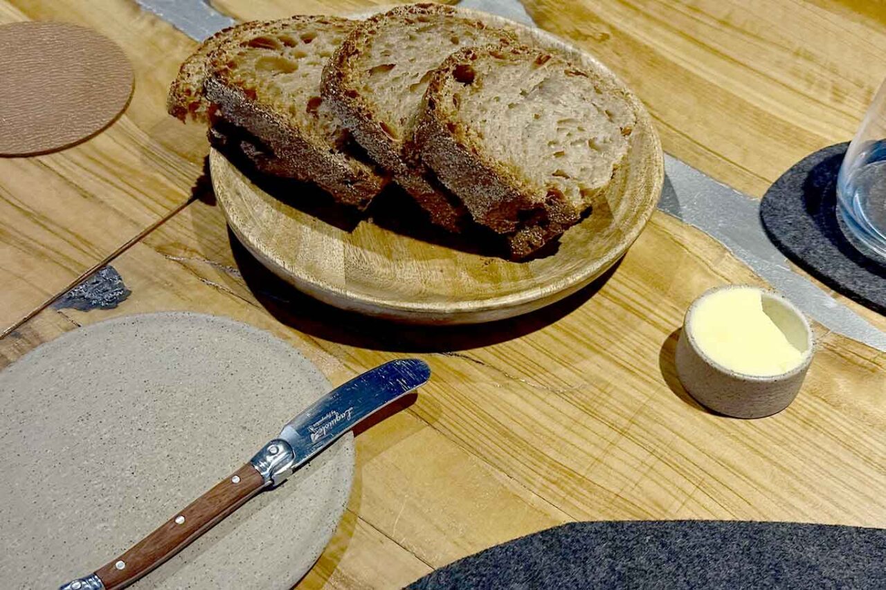 il pane del ristorante Grow ad Albiate