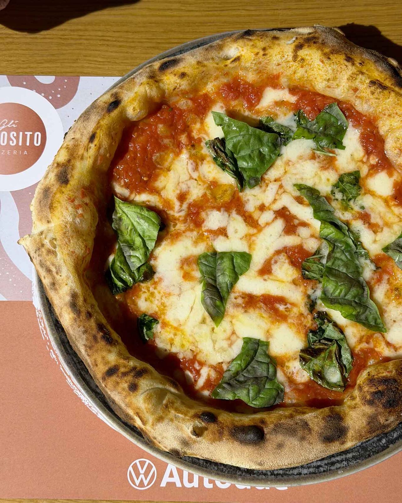 la pizza margherita della pizzeria Gli Esposito a Salerno al Campionato 2026