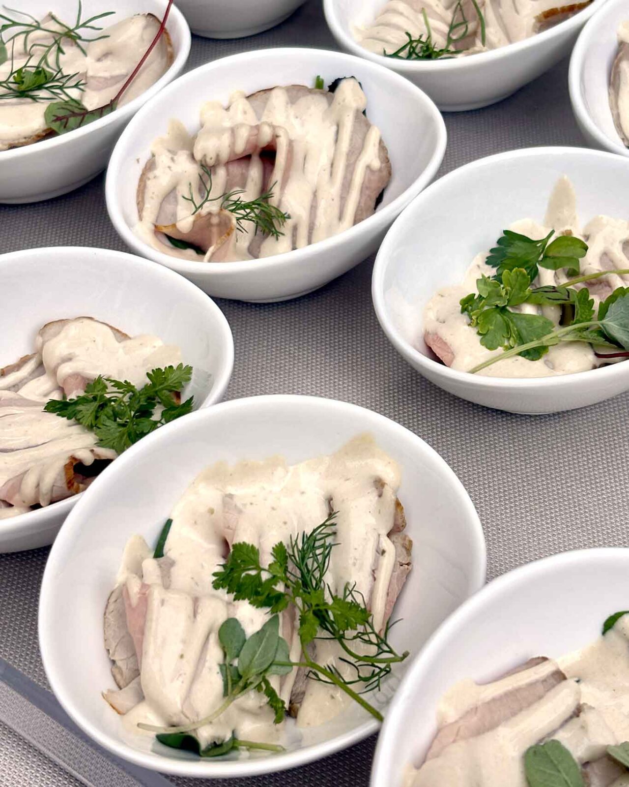 il vitello tonnato al compleanno di Claudio Sadler