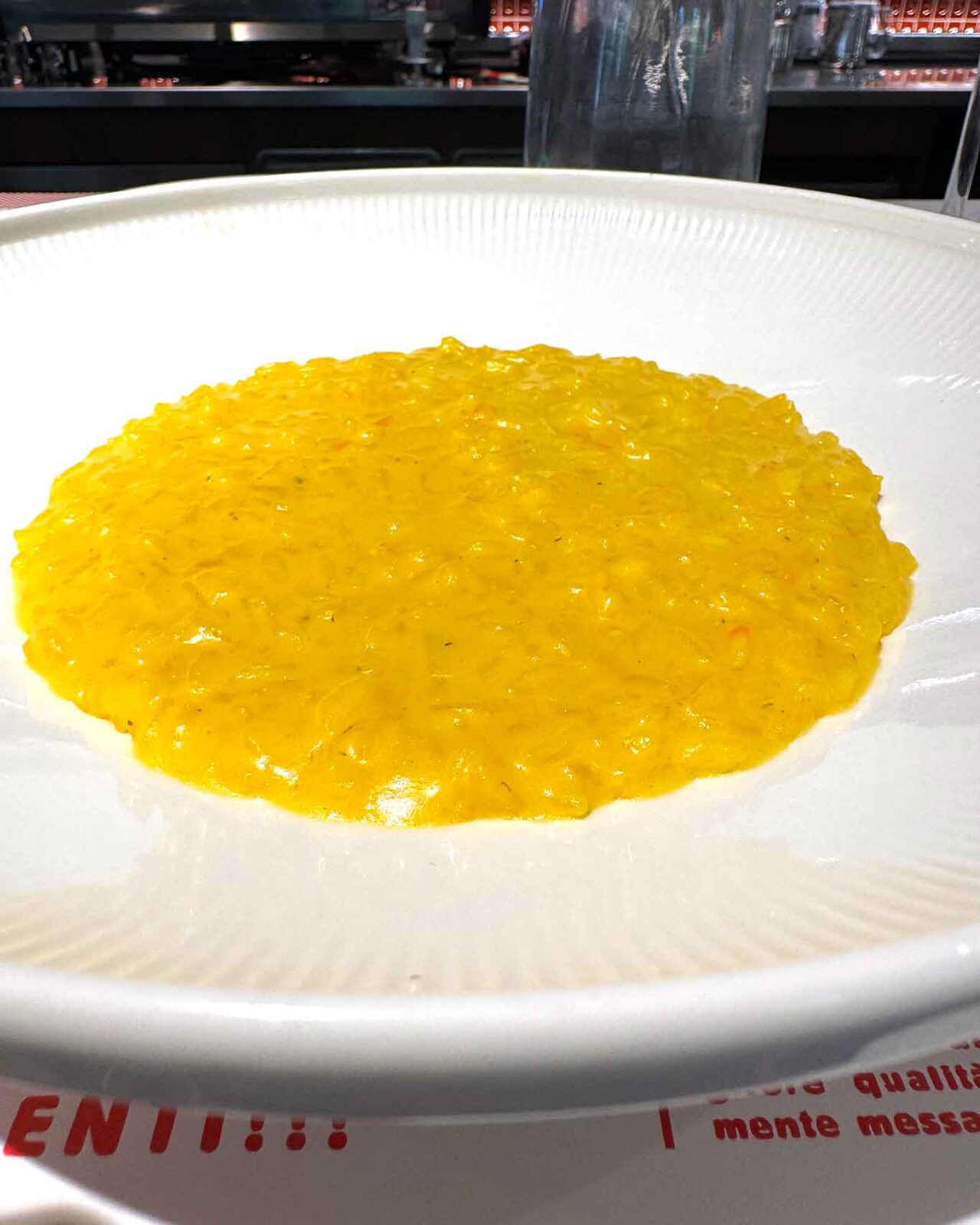 il risotto alla milanese del bistrot La Esse di Esselunga a Milano