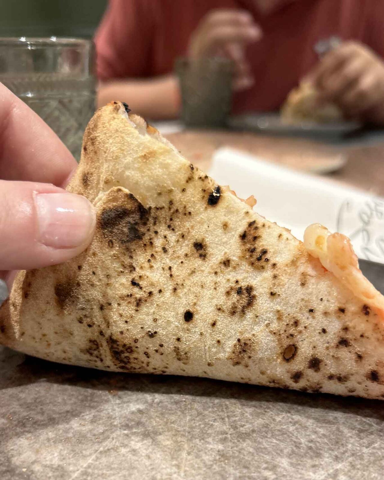 la cottura della pizza margherita della pizzeria I Masanielli di Sasà Martucci a Caserta alle Qualifiche del Campionato 2026