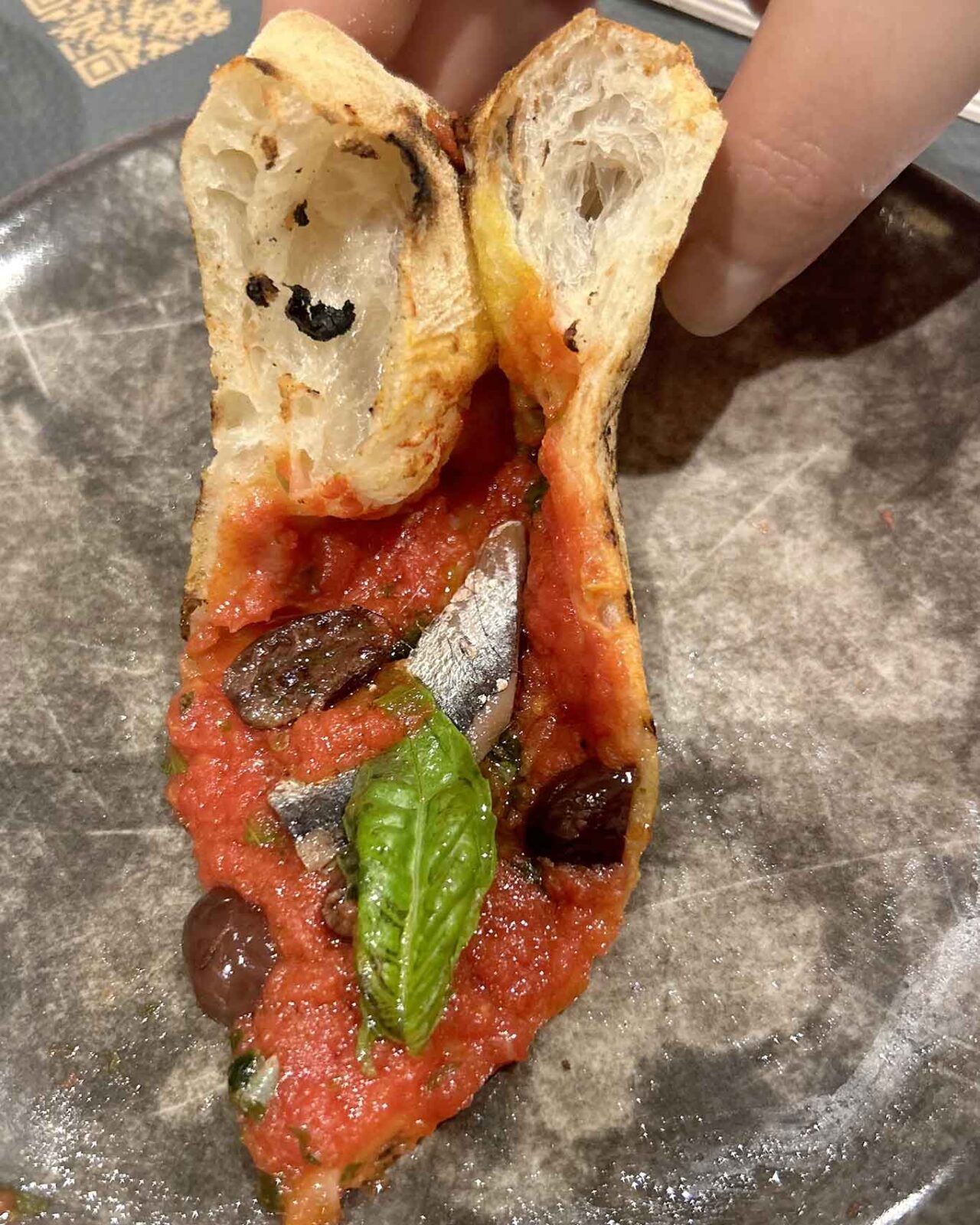 la pizza marinara della pizzeria I Masanielli di Sasà Martucci a Caserta alle Qualifiche del Campionato 2026