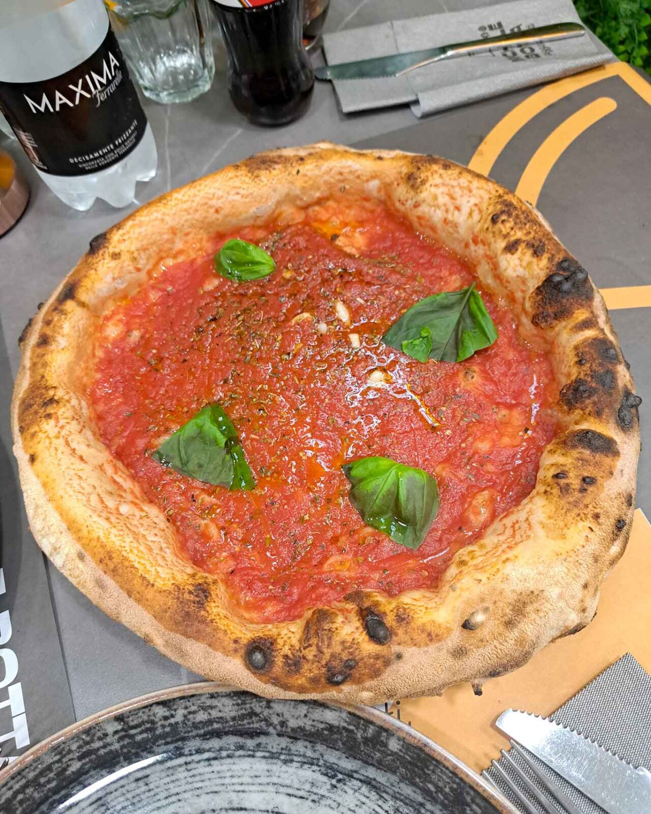 la pizza marinara della pizzeria di Michele Botta a Melito al Campionato 2026