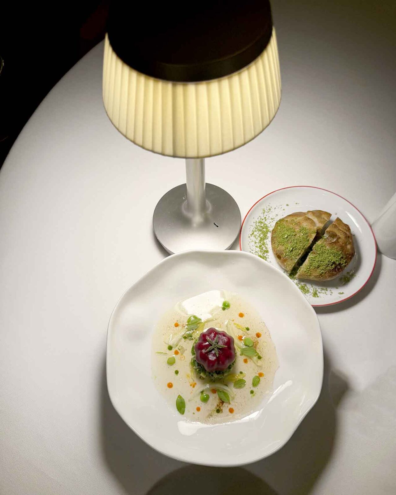 pomodoro in gazpacho del ristorante Il Fagiano sul Lago di Garda