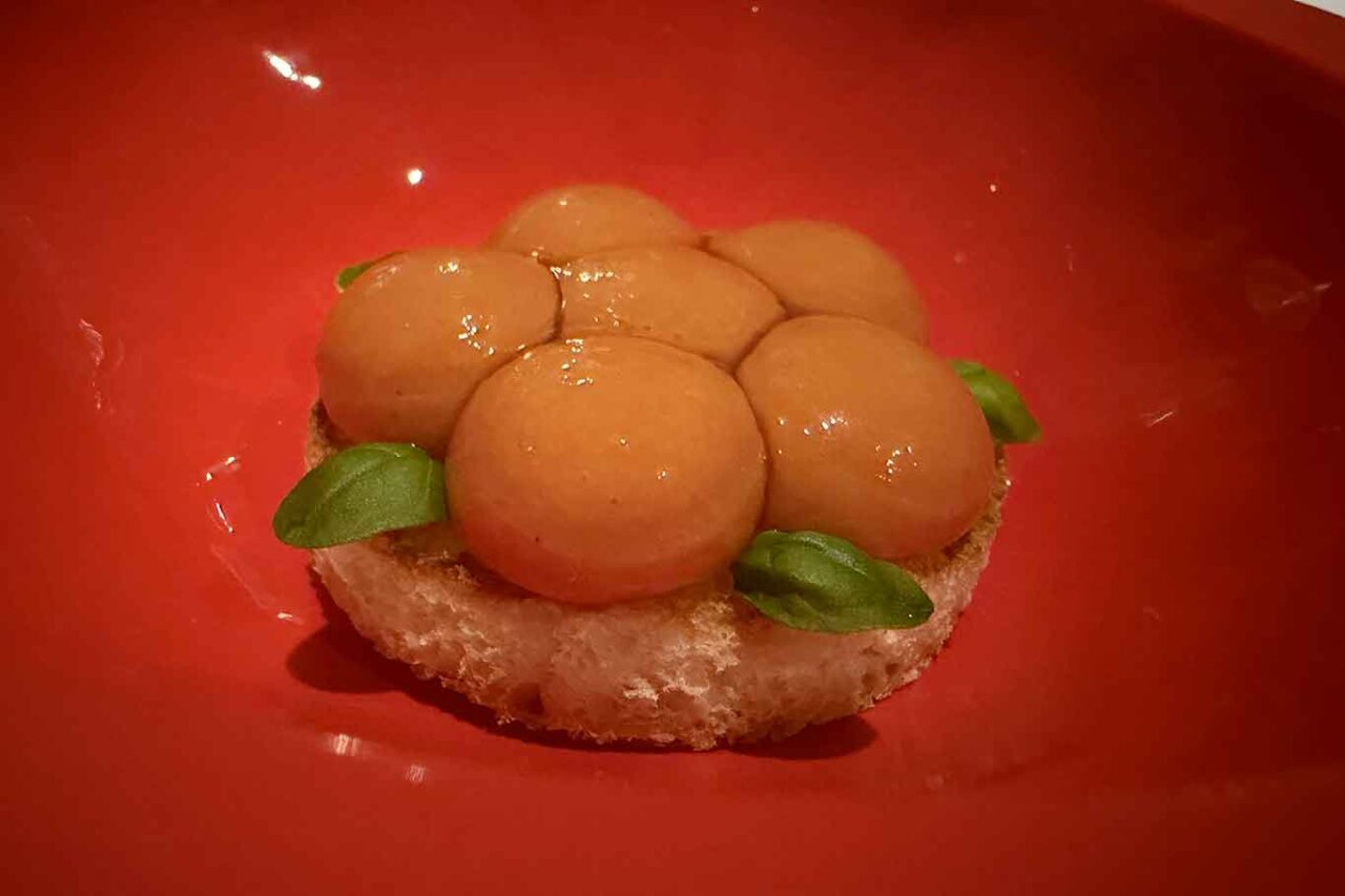 la bruschetta del ristorante Terrazza Bosquet a Sorrento