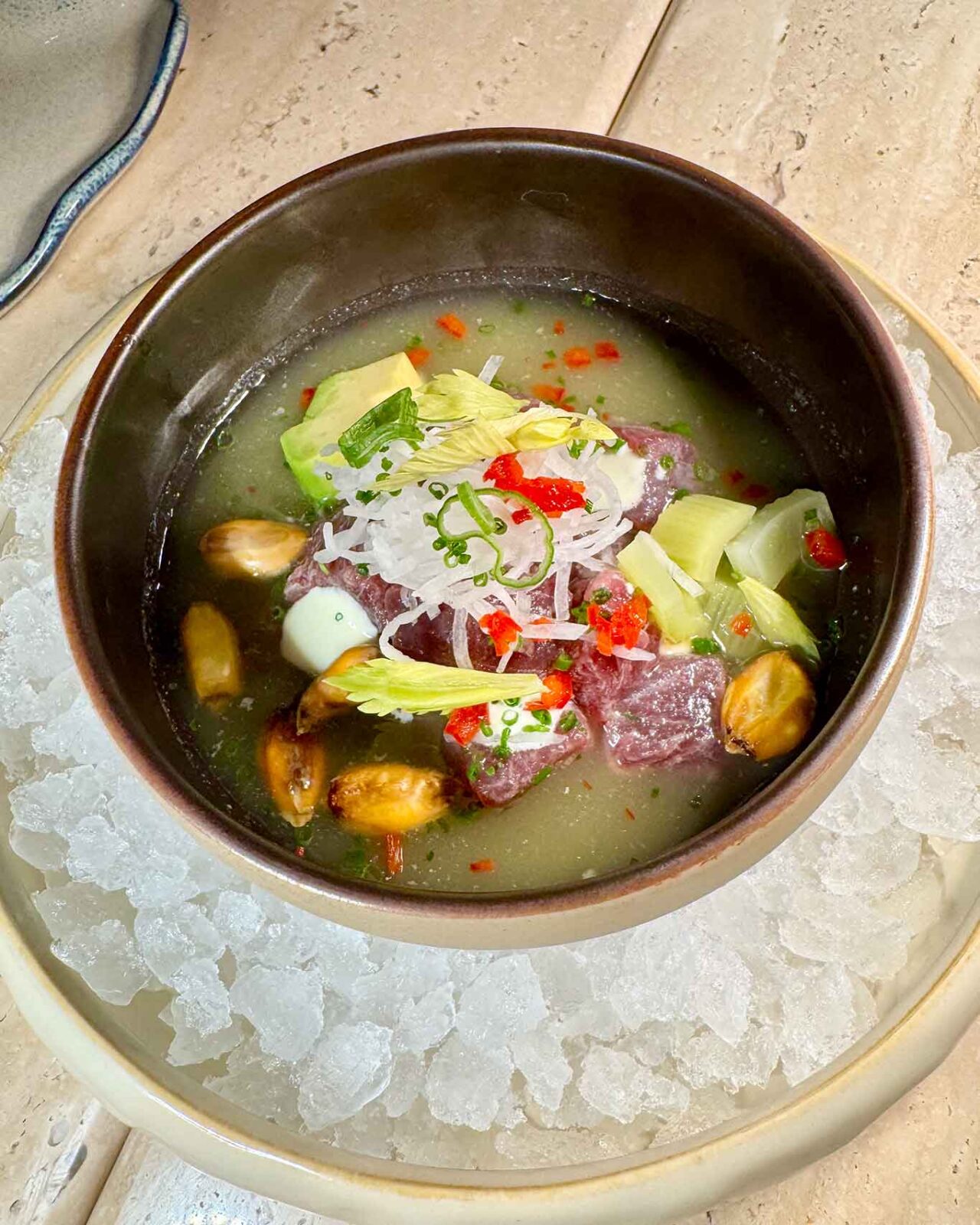ceviche del ristorante giapponese Oma al Crescent di Salerno 