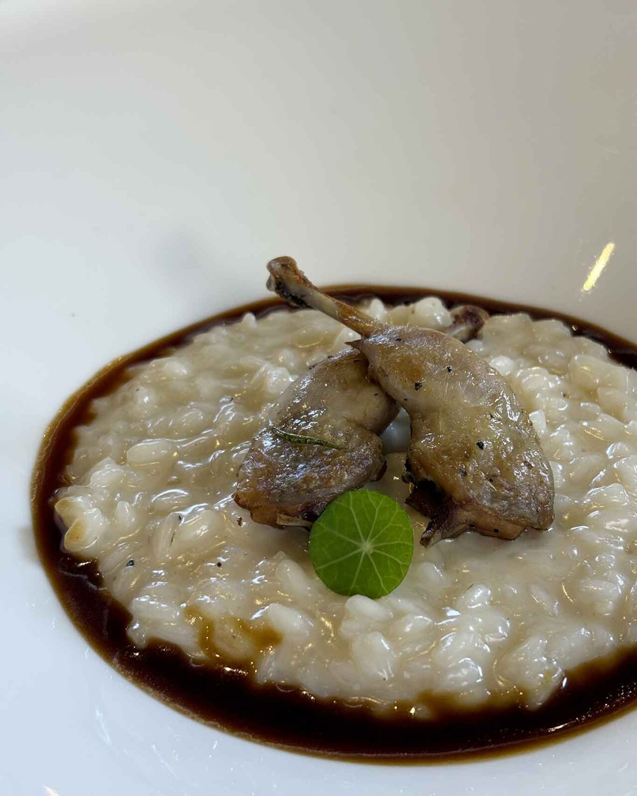 il risotto alla parmigiana del ristorante Gu.stà.re oltrecucina a Borgomanero  in Piemonte