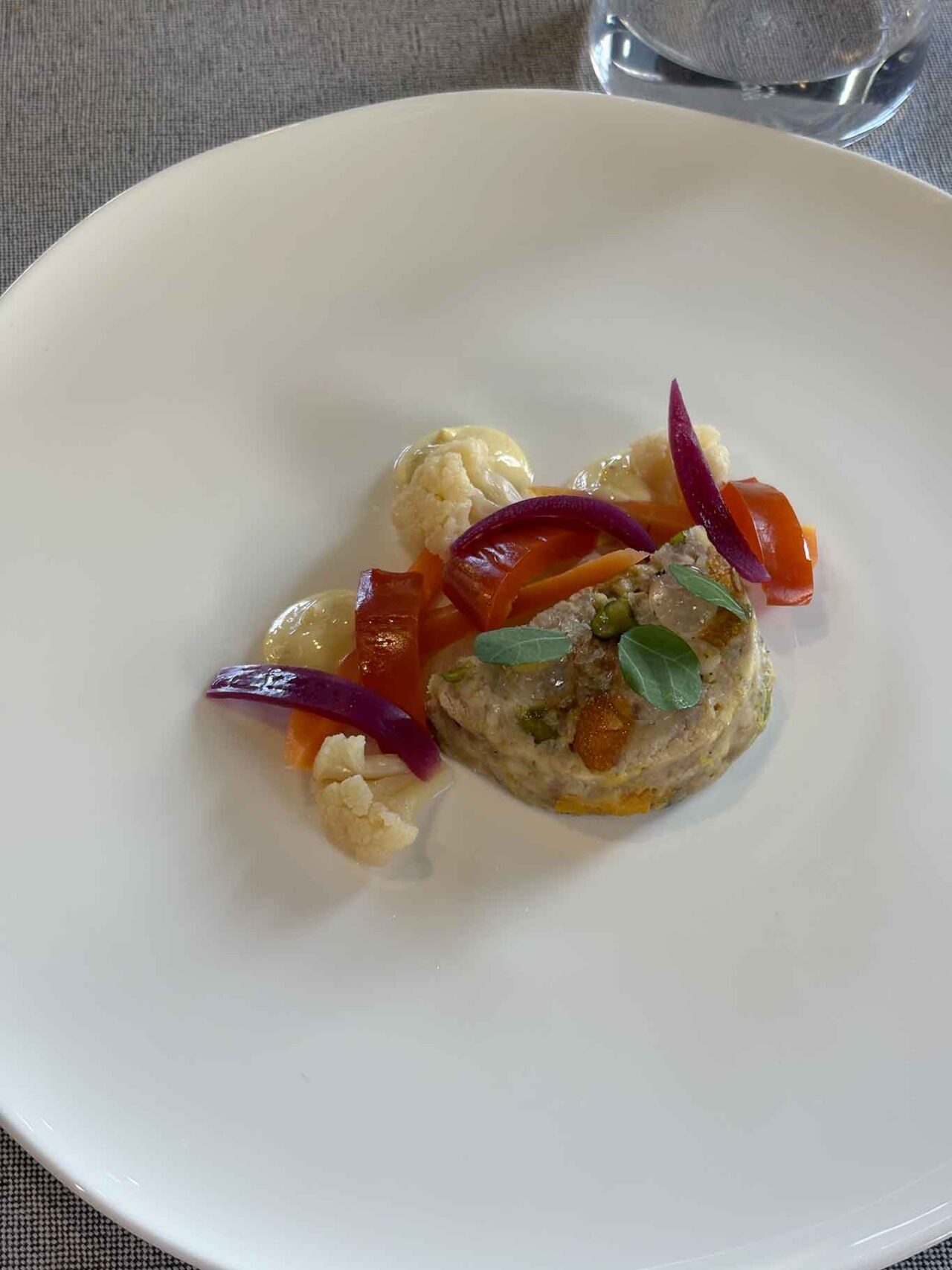 la terrina di coniglio del ristorante Gu.stà.re oltrecucina a Borgomanero  in Piemonte