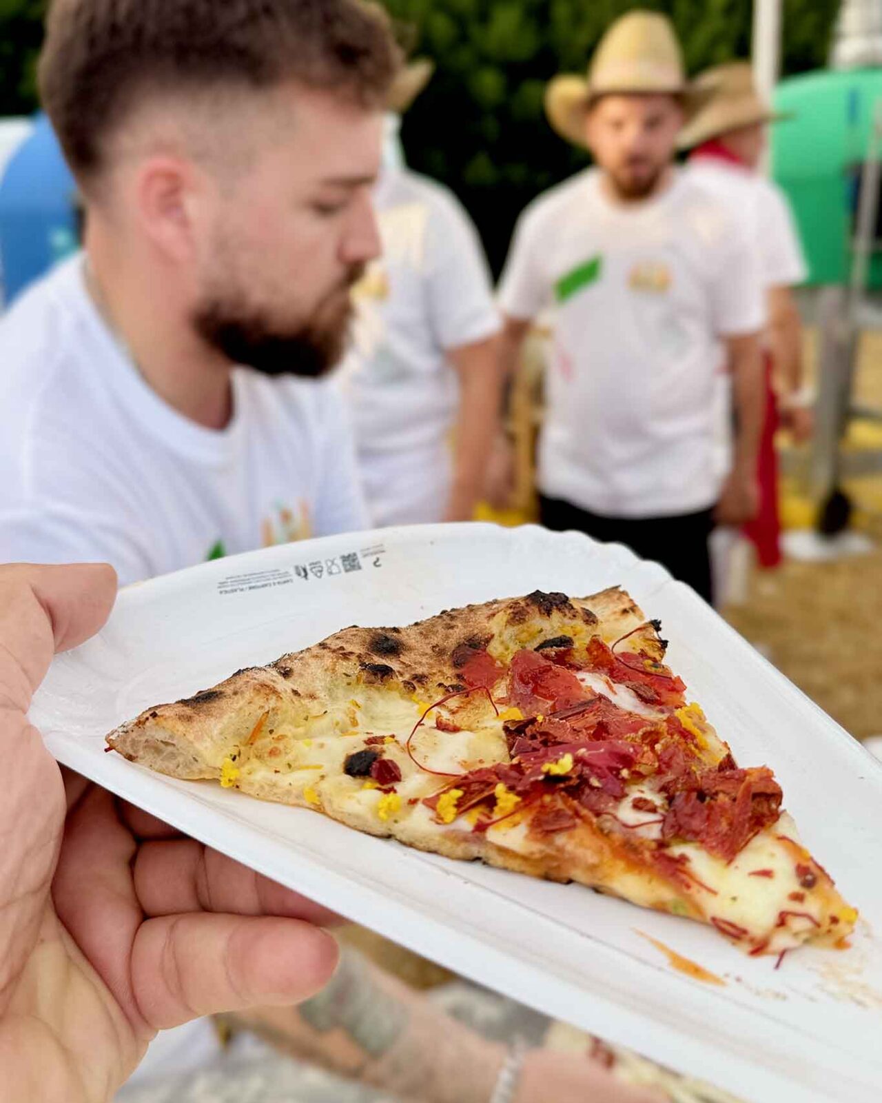 Capodanno del Mugnaio 2026 a Pontelatone: la pizza Diavola di Davide Ruotolo di Palazzo Petrucci Pizzeria