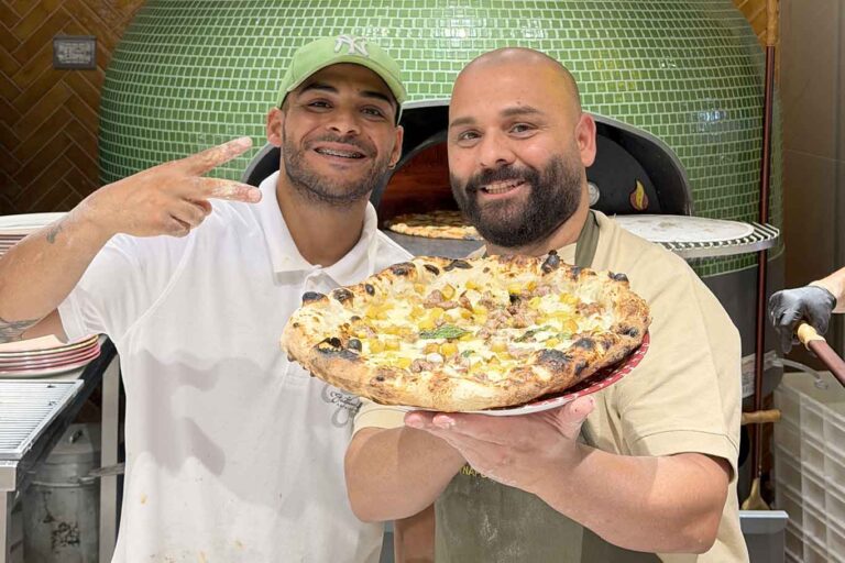 La pizzeria che fa venire il dubbio: contemporanea o ruota di carro?