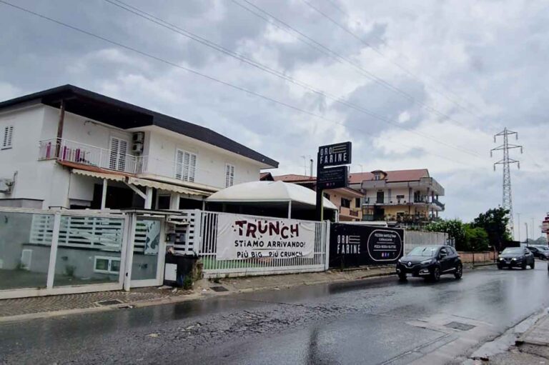 La pizzeria Trunch chiude e va a Lusciano