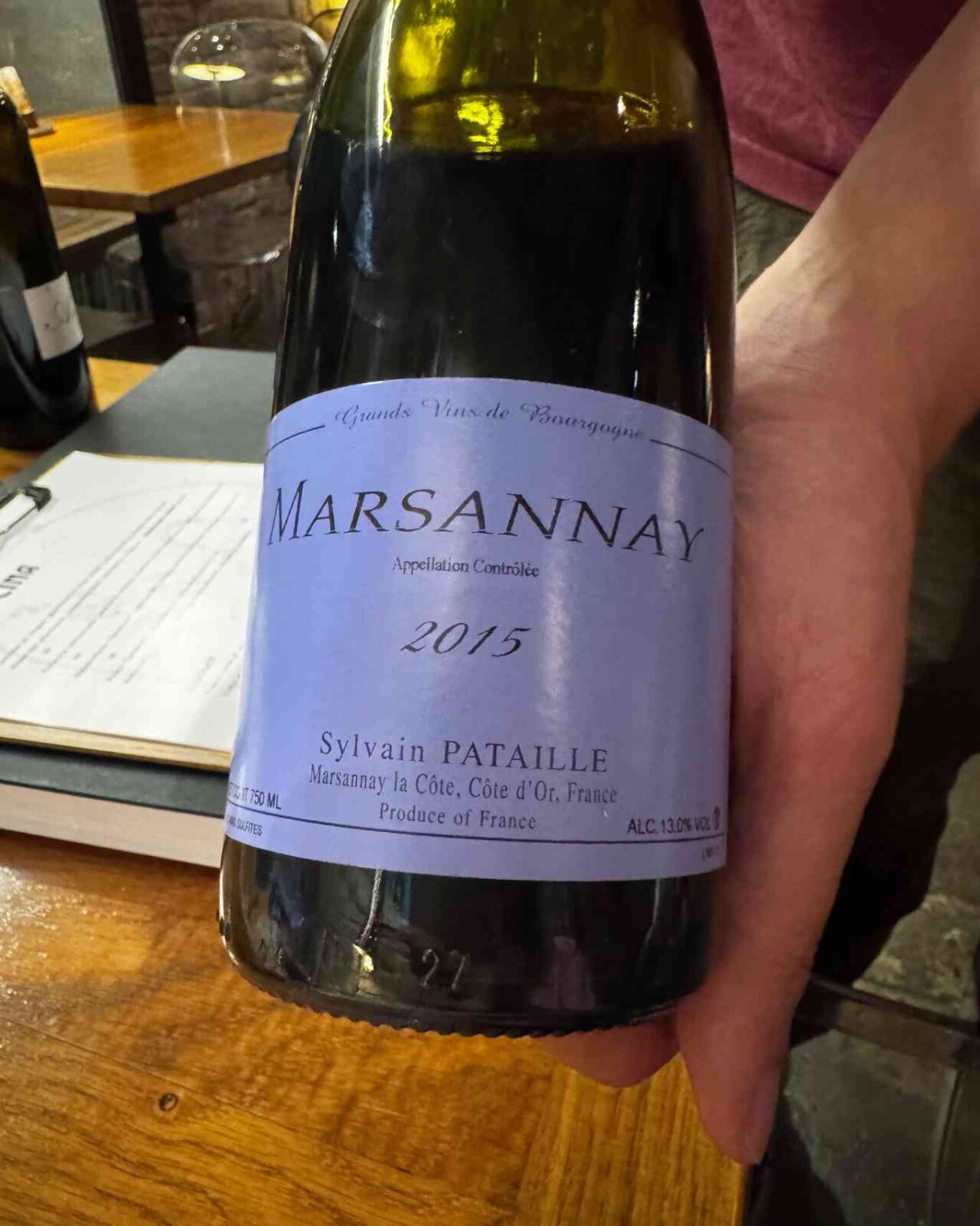 Marsannay Rosso Sylvain Pataille arcane wines milano 